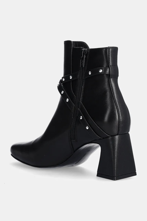 Încălțăminte Karl Lagerfeld cizme de piele BEATA KL31454.000 negru