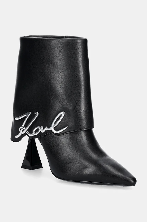 Μποτάκια Karl Lagerfeld DEBUT II KL32044A.000 μαύρο AW24