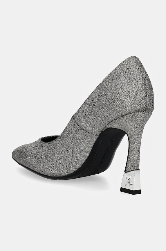 Παπούτσια Γόβες Karl Lagerfeld PREMIERE 90 KL33514G.G55 ασημί