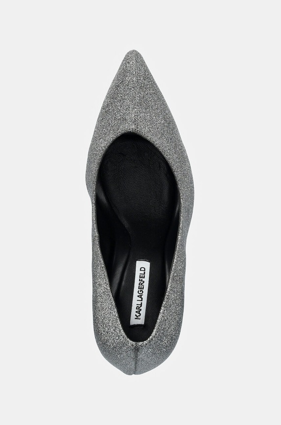 Γόβες Karl Lagerfeld PREMIERE 90 ασημί KL33514G.G55