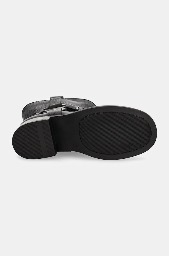 Kožne gležnjače Karl Lagerfeld BROOKLYN KL41770.100 crna