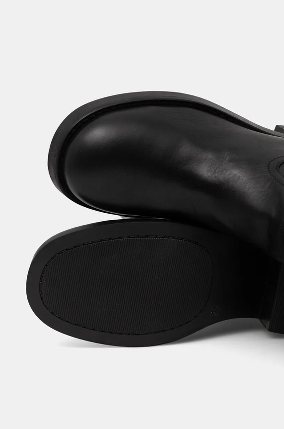 Kožne čizme Karl Lagerfeld BROOKLYN KL41774.000 crna