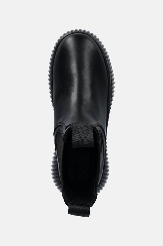 Karl Lagerfeld ghete chelsea de piele KREEPER negru KL42343.000
