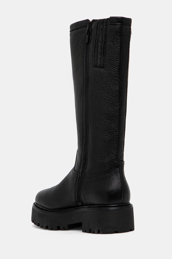 Obuv Kožené čižmy Karl Lagerfeld BURLY BIKER KL43490W.100 čierna