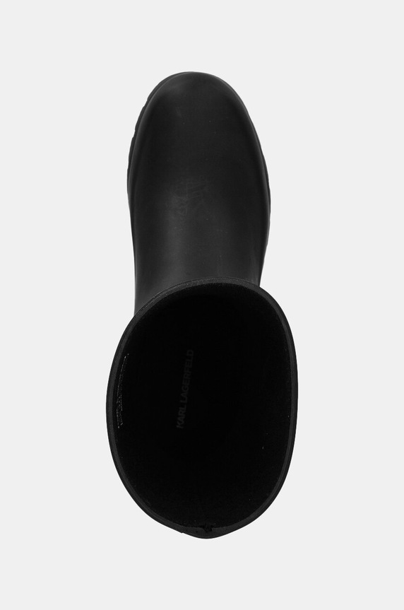Karl Lagerfeld gumicsizma KALOSH fekete KL47073T.V00