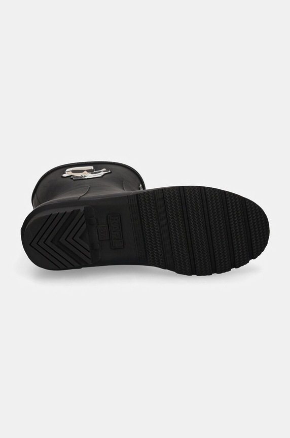 Karl Lagerfeld gumicsizma KALOSH KL47073T.V00 fekete