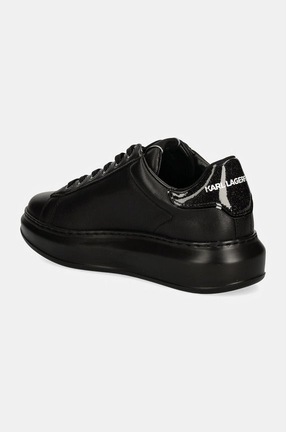 Scarpe Karl Lagerfeld sneakers in pelle KAPRI KL62530N.00X nero