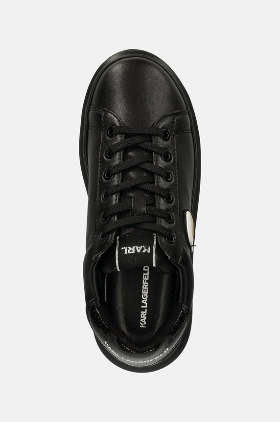 Karl Lagerfeld sneakers in pelle KAPRI nero KL62530N.00X