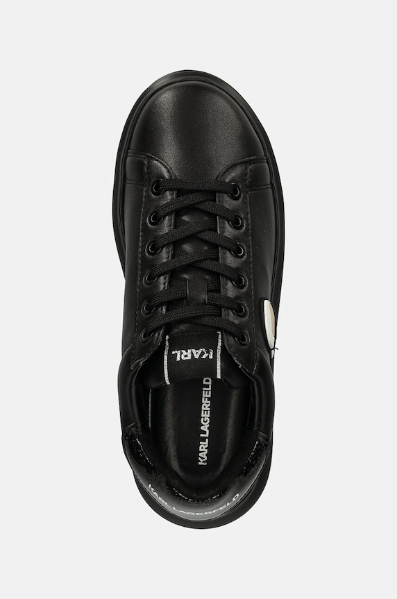 Karl Lagerfeld sneakers in pelle KAPRI nero KL62530N.00X