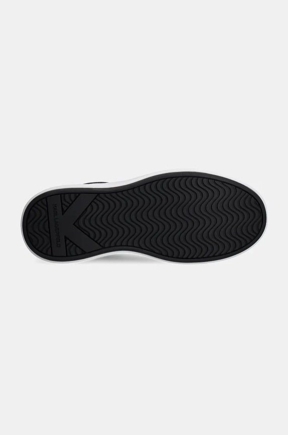 Karl Lagerfeld sneakersy skórzane KRONOS KL64020.000 czarny