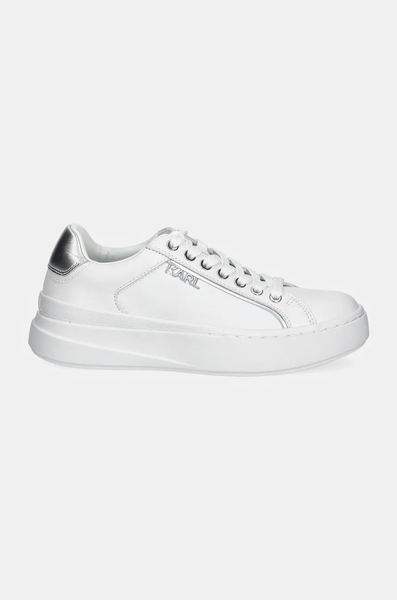 Кожени маратонки Karl Lagerfeld KRONOS KL64020.011 бял AW24