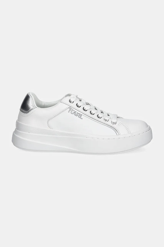 Кожени маратонки Karl Lagerfeld KRONOS KL64020.011 бял AW24