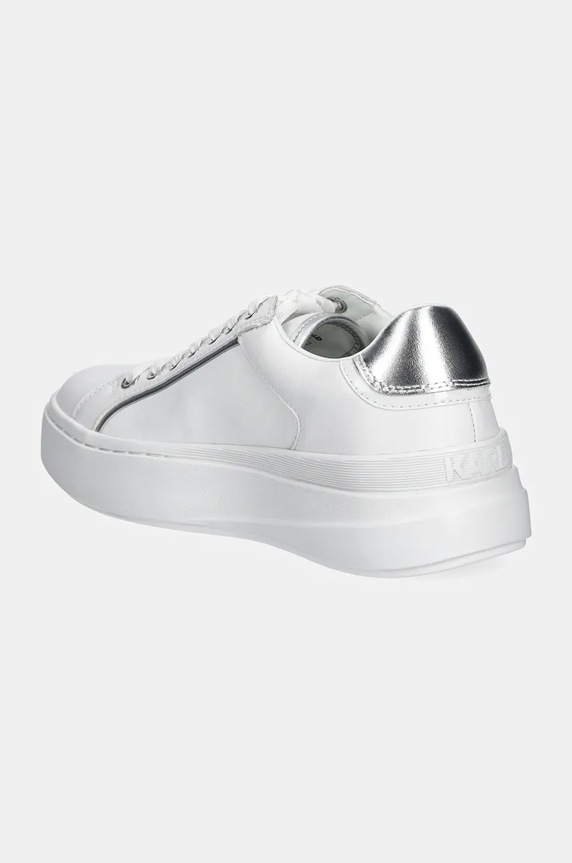 Обувки Кожени маратонки Karl Lagerfeld KRONOS KL64020.011 бял