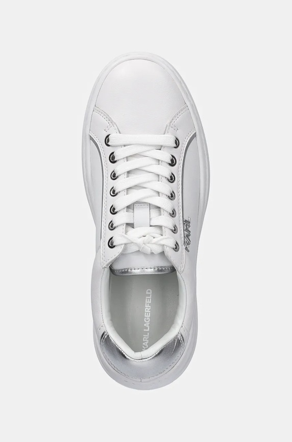 Кожени маратонки Karl Lagerfeld KRONOS бял KL64020.011