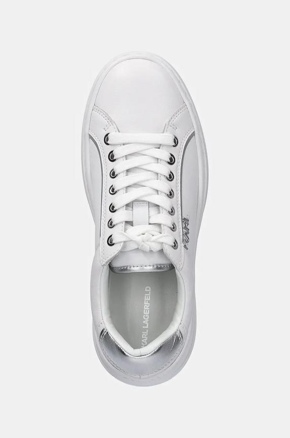Кожени маратонки Karl Lagerfeld KRONOS бял KL64020.011