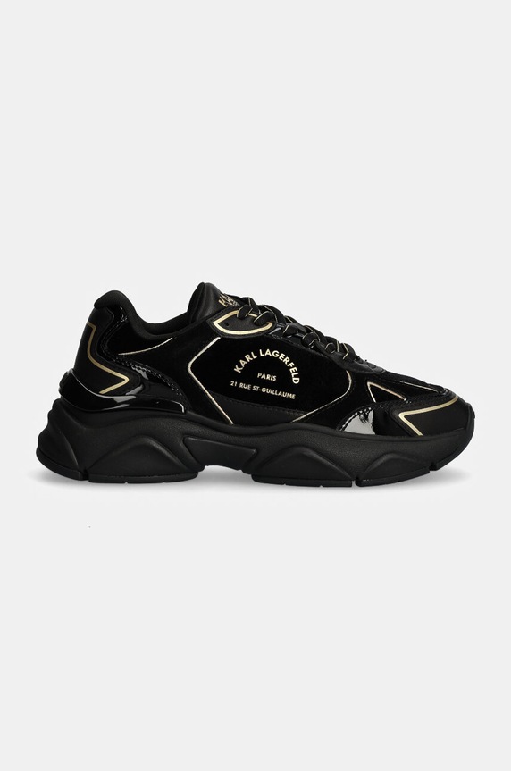 Karl Lagerfeld sneakersy KOMET KL65648L.40G czarny AW24