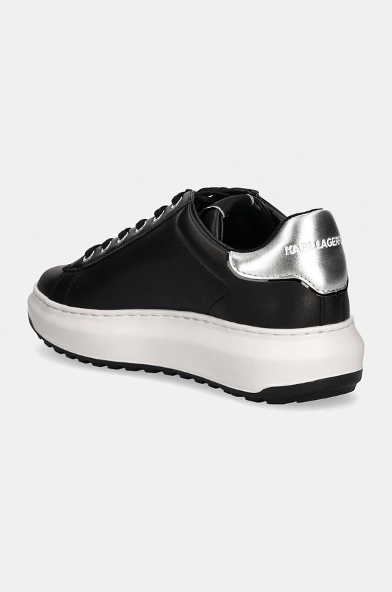 Boty Kožené tenisky Karl Lagerfeld KAPRI KL67538.00S černá