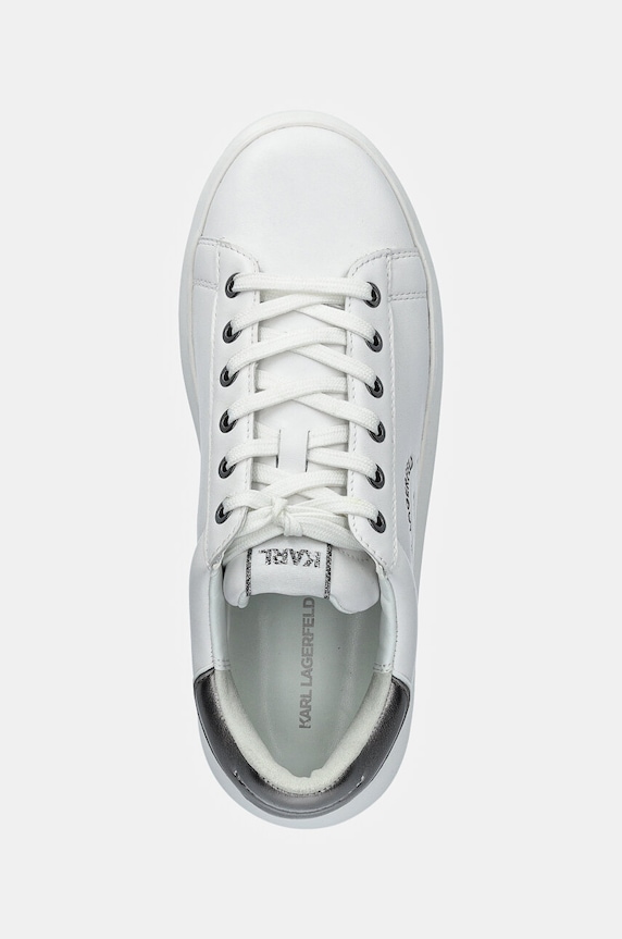 Karl Lagerfeld sneakersy skórzane KAPRI biały KL67538.01S