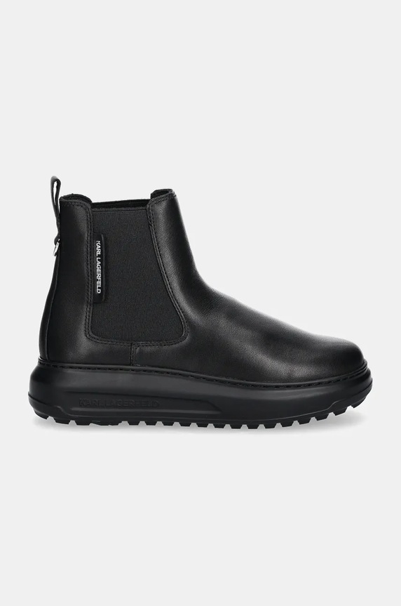 Karl Lagerfeld sztyblety skórzane KAPRI LUG KL67564.00X czarny AW24