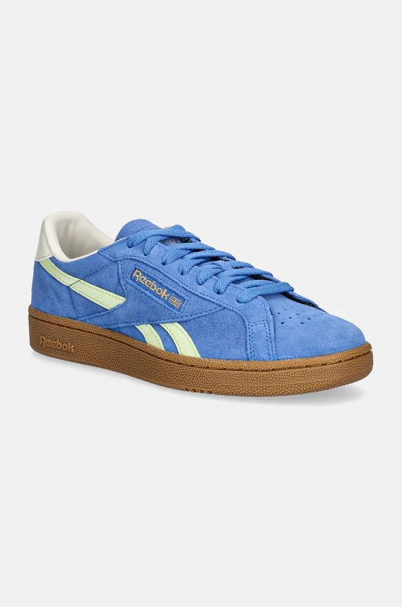 Reebok Classic sneakersy zamszowe Club C Grounds Uk imitacja skóry licowej niebieski 100201230