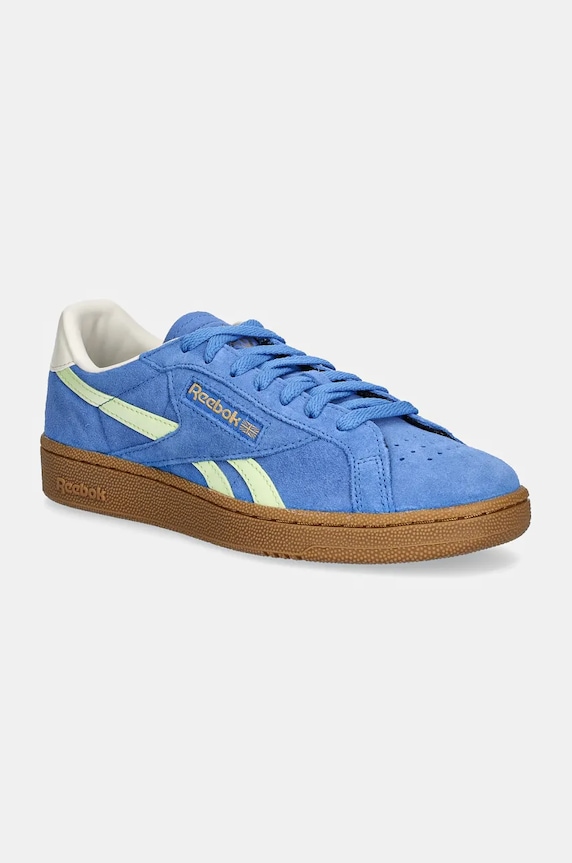 Reebok Classic sneakersy zamszowe Club C Grounds Uk imitacja skóry licowej niebieski 100201230