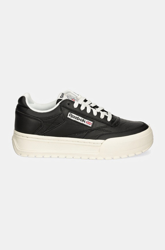 Reebok Classic sneakersy skórzane Club C Megacourt 100201239 czarny AW24