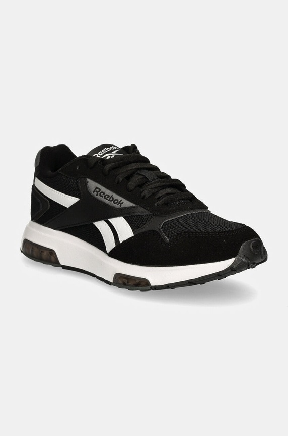 Reebok Classic sneakers Glide Dmx piele întoarsă negru 100201257