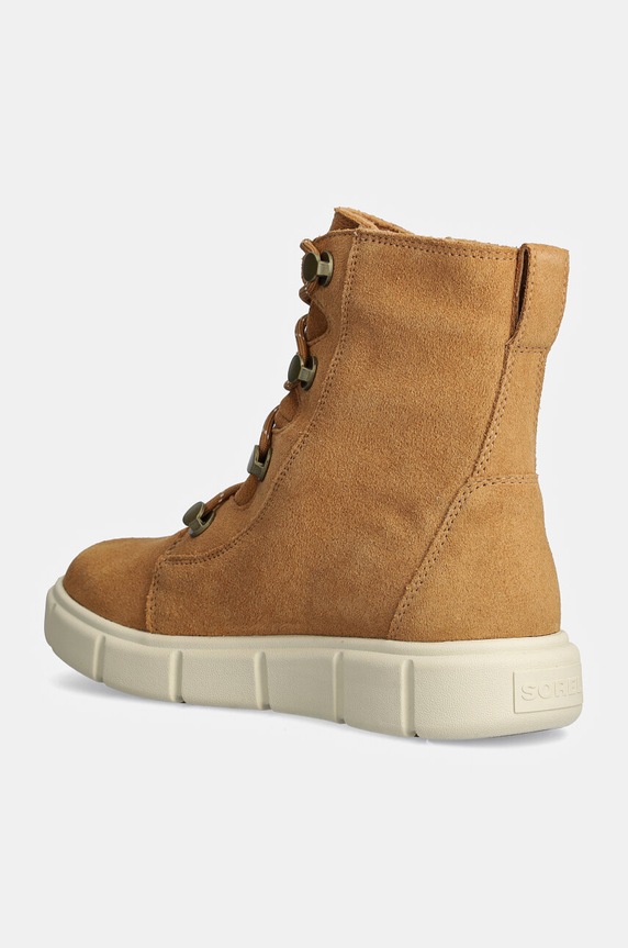 Obuća Čizme za snijeg od brušene kože Sorel SOREL EXPLORER III JOAN 2077951253 smeđa