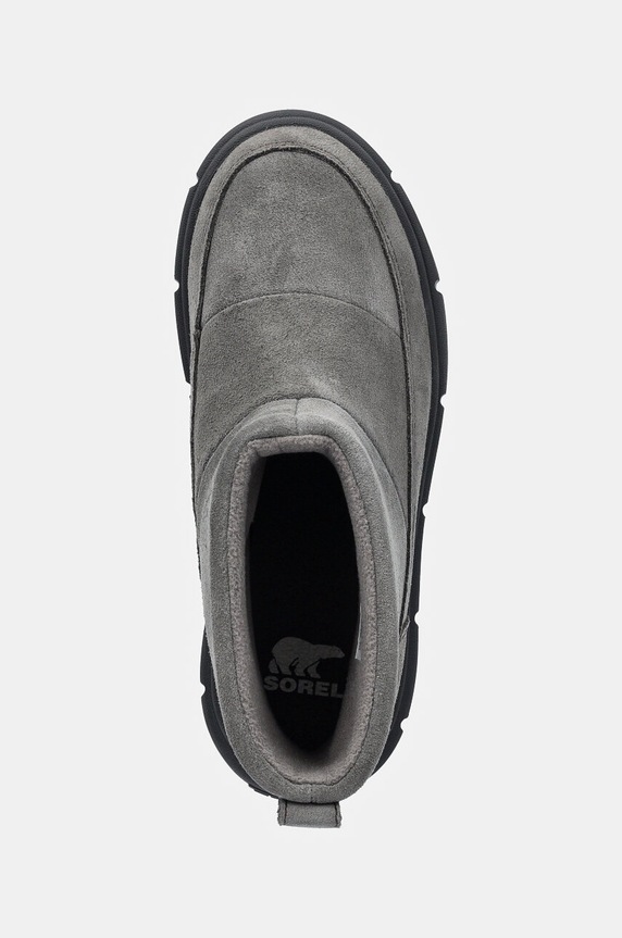 Μπότες χιονιού σουέτ Sorel SOREL EXPLORER III SLIP γκρί 2077971052