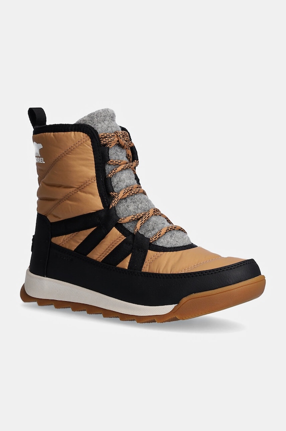 Sorel śniegowce WHITNEY II PLUS LACE WP imitacja skóry licowej brązowy 2088241253