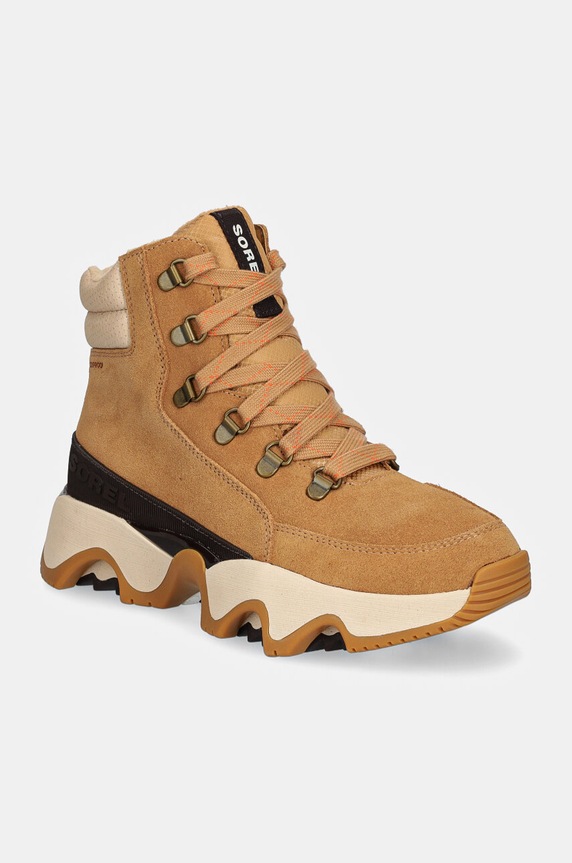 Sorel stivali da neve KINETIC IMPACT CONQUEST pelle scamosciata marrone 2088281253