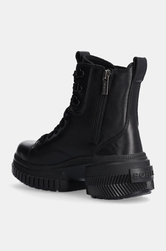 Boty Kožené workery Sorel ONA AVE BOOT LACE WP 2102151010 černá