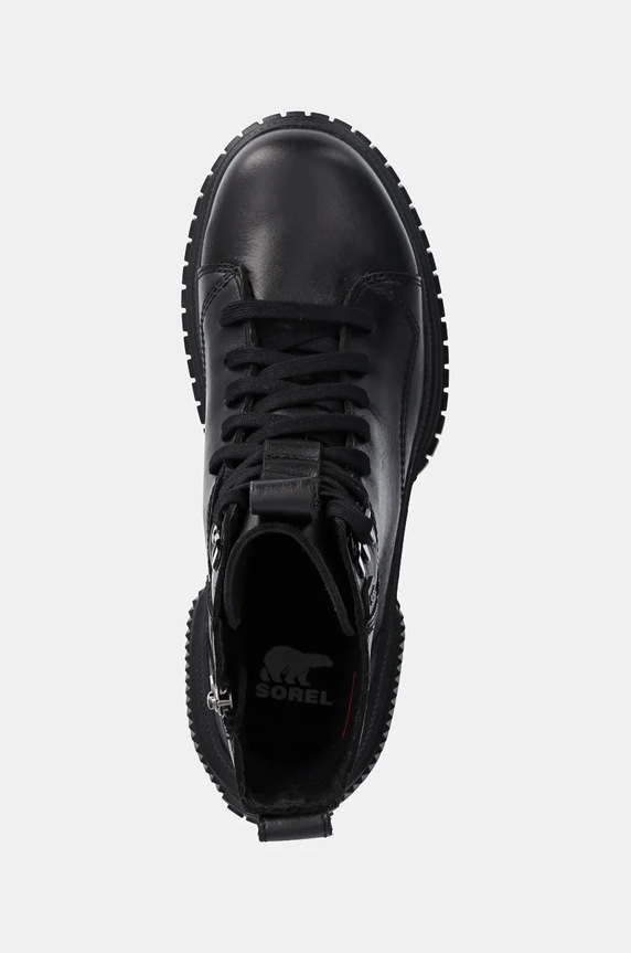Kožené workery Sorel ONA AVE BOOT LACE WP černá 2102151010