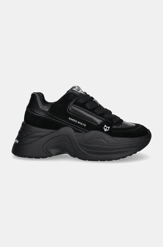 Naked Wolfe sneakers Temple Temple.Black nero AW24