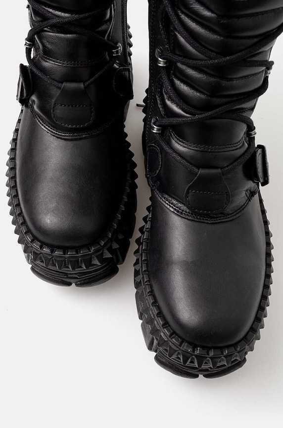 New Rock leather ankle boots M.WALL373.S6 black