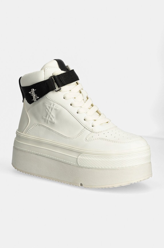 Sneakers Twinset πλατφόρμα λευκό 242AMP522.00381