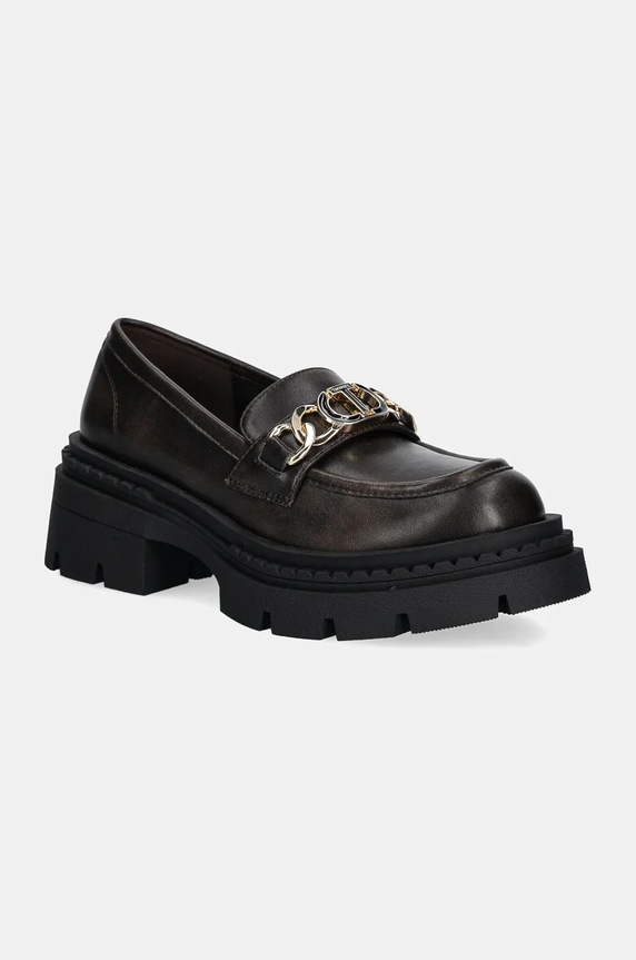 Twinset mocassini platform marrone 242TGT114.11946