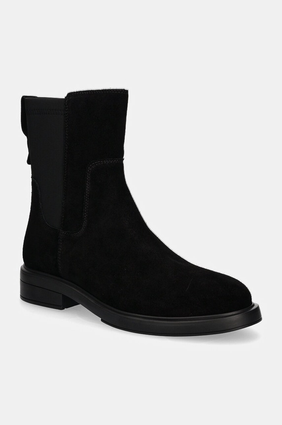 Boty s gumou BOSS Vanity textilní černá 50523512.001
