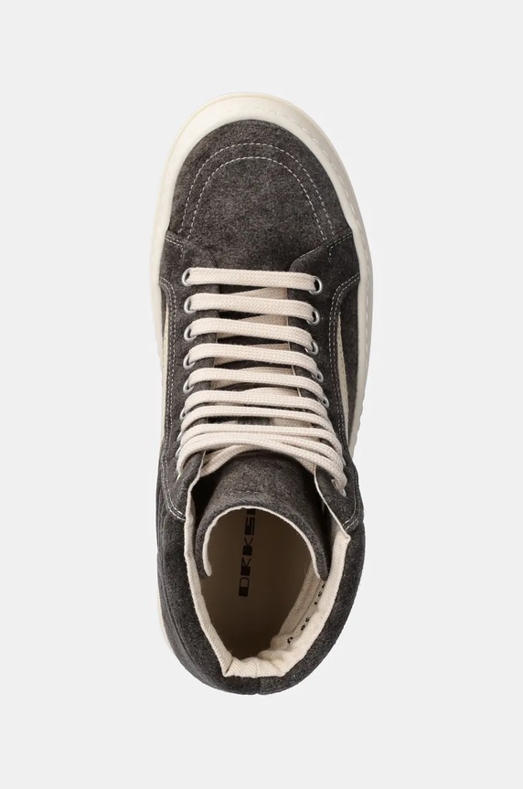Rick Owens trampki Vintage High Sneaks szary DS02D2810.MOLVS