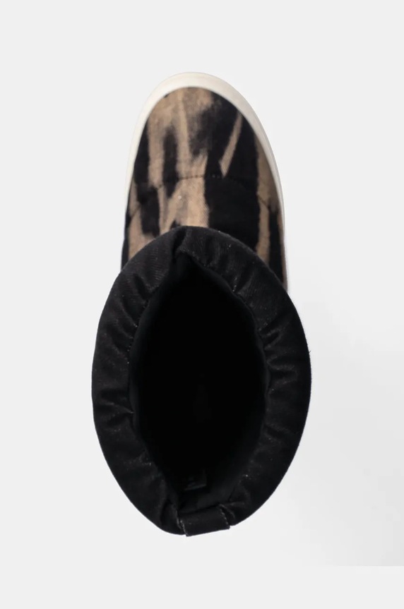 Зимние сапоги Rick Owens Mega Bumper Lunar чёрный DS02D2838.DBSUPA
