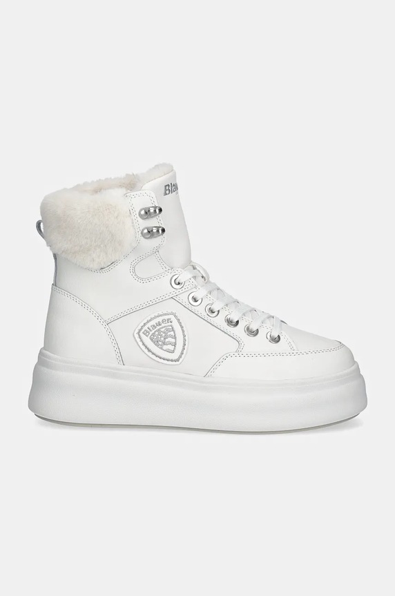 Blauer buty EMERY F4EMERY01.LEA biały AW24