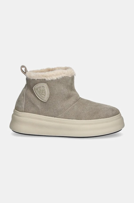 Blauer śniegowce zamszowe EMERY F4EMERY02.SUE szary AW24