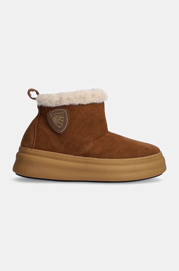 Semišové sněhule Blauer EMERY F4EMERY02.SUE hnědá AW24