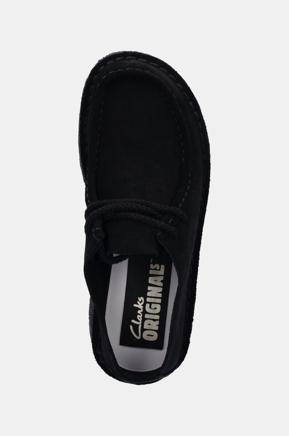 Clarks Originals scarpe in camoscio Desert Nomad nero 26178086