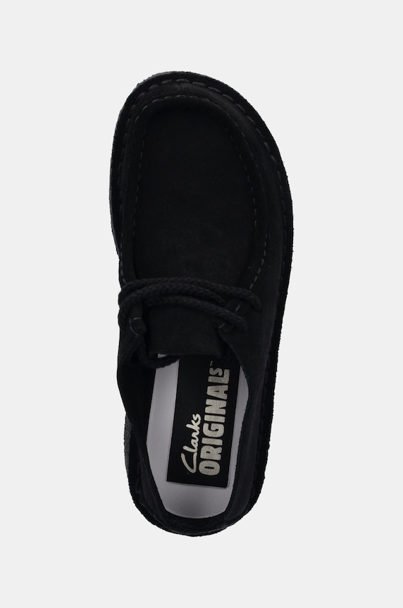 Clarks Originals scarpe in camoscio Desert Nomad nero 26178086