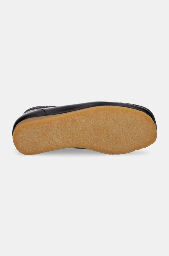 Кожаные туфли Clarks Originals Wallabee Boot 26177715 чёрный