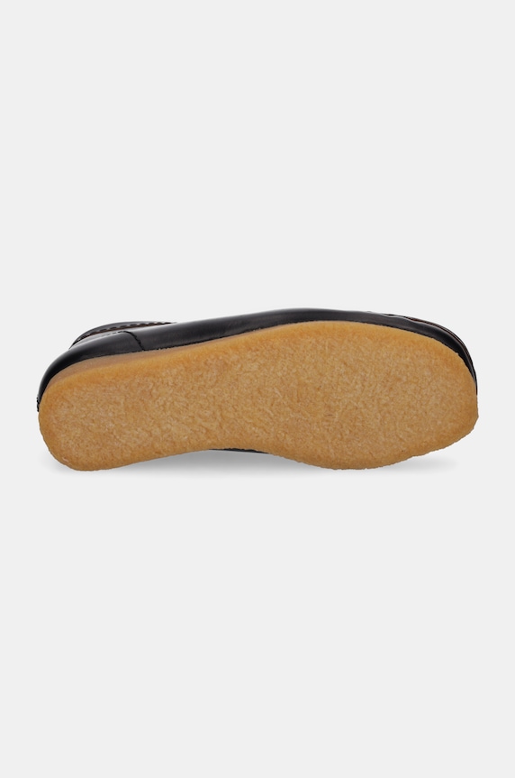Кожаные туфли Clarks Originals Wallabee Boot 26177715 чёрный