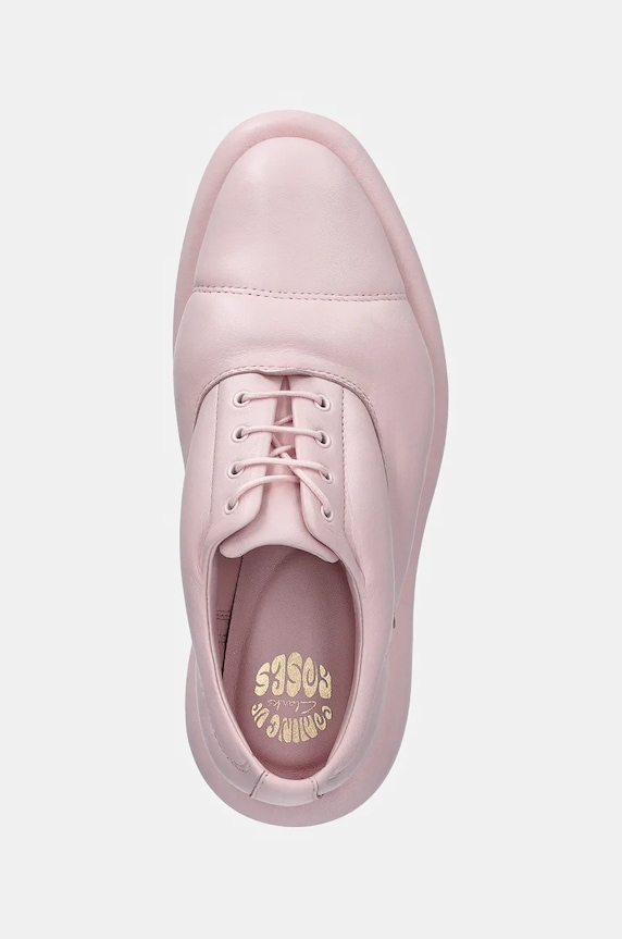 Clarks Originals scarpe in pelle CUR Oxford 1 rosa 26180961