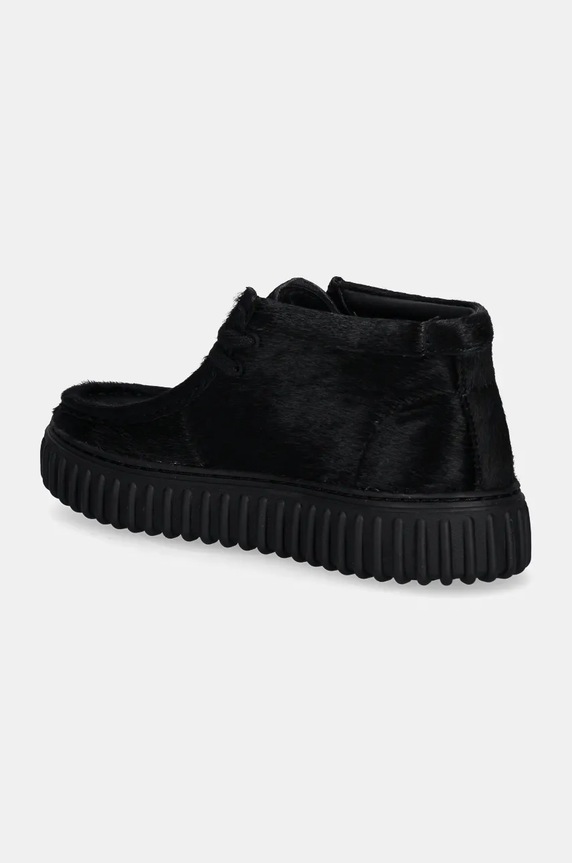 Obuwie Clarks Originals półbuty skórzane CUR Torhill Hi 26180971 czarny