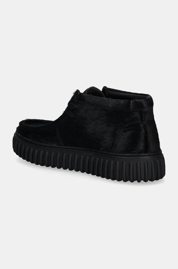 Obuwie Clarks Originals półbuty skórzane CUR Torhill Hi 26180971 czarny